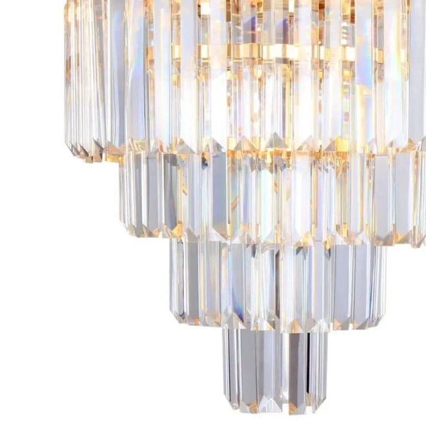 Plafon glamour Amedeo FC17106/4+1-GLD sufitowa lampa złota kuchni