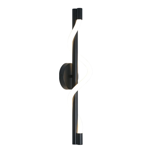 Kinkiet ścienny do sypialni Meleca LP-2345/1W BK LED 12W 3000-6000K czarny