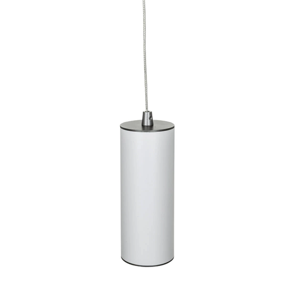 Podłużna lampa wisząca tuba Moldes HL7718/7W 3000K WH+GR Italux LED 7W 3000K biała