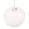 Pluszowa lampa wisząca Furry R31581001 kula biały