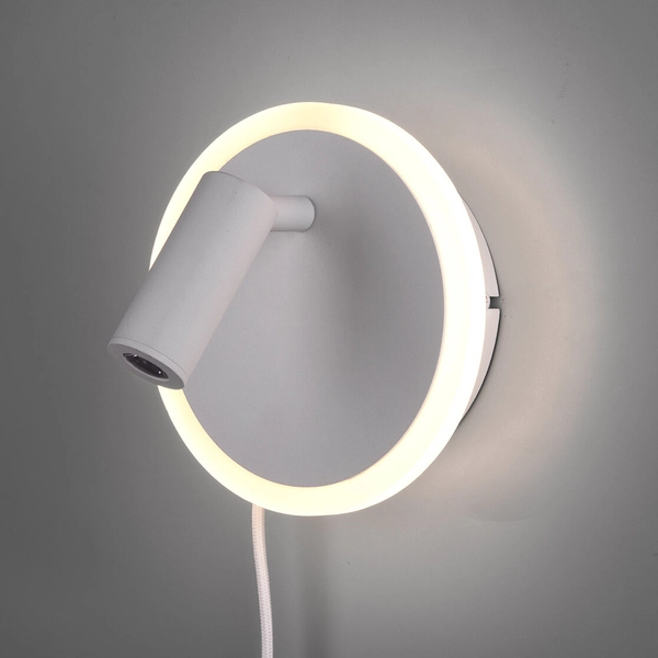 Ścienna lampa z regulacją Jordan 229210231 Trio LED 5W 3000K biała