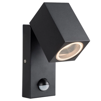 Elewacyjny kinkiet ogrodowy Goran AZ4695 IP54 z sensorem ruchu czarny