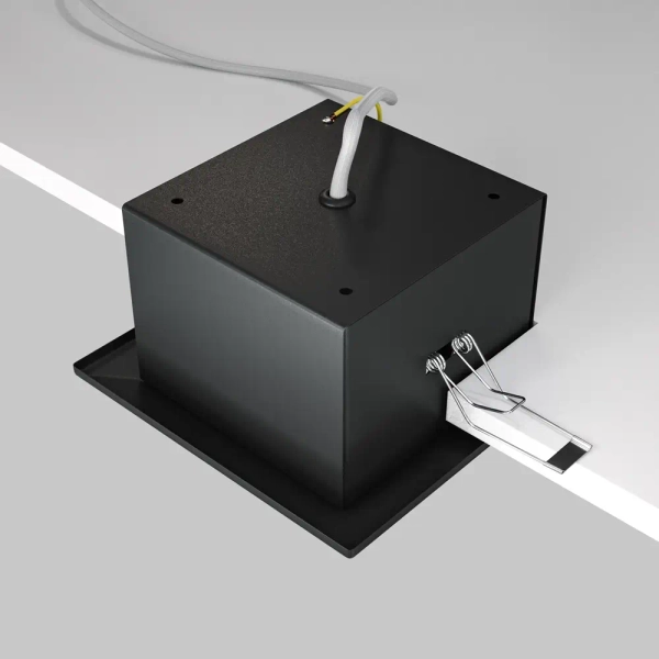 Oczko stropowe na korytarz Metal Modern DL008-2-01-B czarne