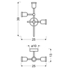 Plafon KIRIMU 33-66893 industrialna żarówki bulbs sticks loft czarna