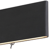 LAMPA ścienna SIEGFRIED 41751-12B Globo metalowa OPRAWA prostokątna LED 12W 3000K kinkiet czarny