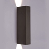 Kinkiet LAMPA ścienna MALMO 9705 Nowodvorski prostokątna OPRAWA metalowa grafitowa