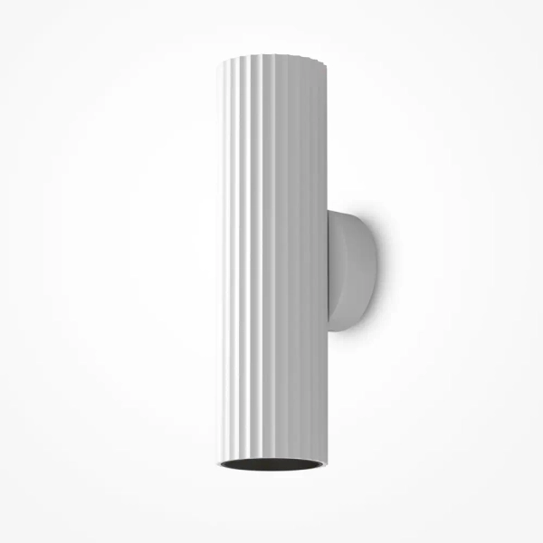 Naścienna lampa podłużna Calipso C106WL-02-GU10-W góra-dół biała