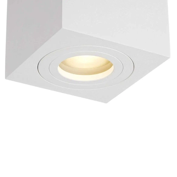 Spot lampa sufitowa QUARDIP SL ACGU10-160 kostka do łazienki IP44 biała