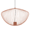 Wisząca lampa druciana PUMPKIN 11494 salonowa terakota