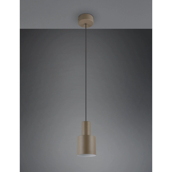 Lampa zwisająca ELIOR DL141319400 Trio regulowana wysokość szary