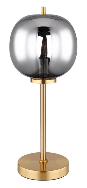 Lampa stołowa Blacky 15345TMM ball mosiądz przydymiona