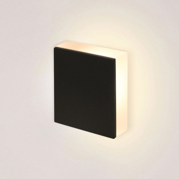 Schodowe oświetlenie Lesel 008A XL 1008A2103 Elkim LED 1W 3000K IP44 wpust square czarny