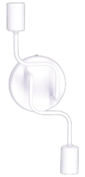 Lampa ścienna Peka K-4045 industrialna sticks biała