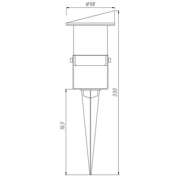 Stojąca LAMPA zewnętrzna VILO EKO8357 Milagro metalowa OPRAWA regulowany reflektorek gruntowy outdoor IP65 czarny