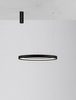 Żyrandol ring ZACAPU LE42794 Luces Exclusivas metalowy LED 42W 3000K czarny