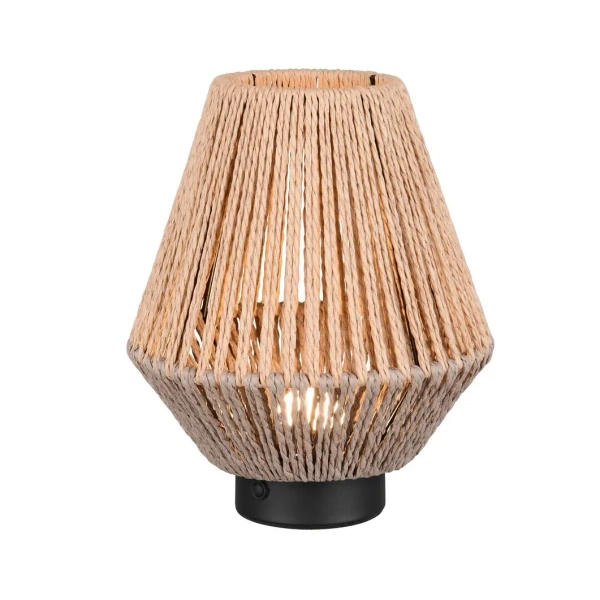 Ściemnialna lampka stołowa LIRA R55991126 LED 1,5W 3000K boho brązowy szary