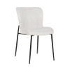 Klasyczne krzesło Darby S4509 WHITE BOUCLÉ Richmond Interiors kuchenne białe