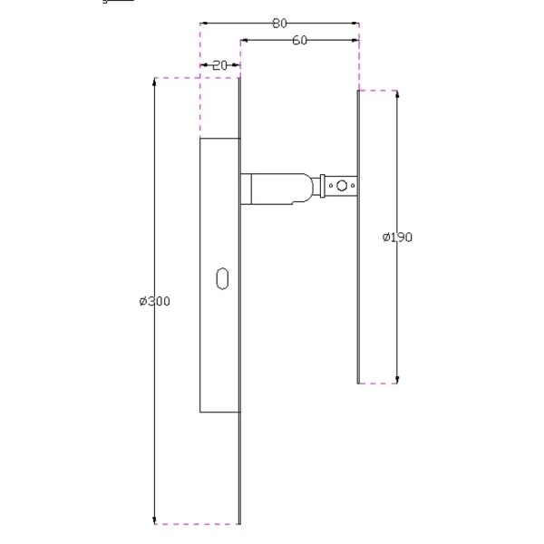Okrągła lampa ścienna Pills ST-8371 L Step LED 18W 3000K do sypialni biała