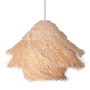 Drewniana lampa wisząca boho Preveli PRE0129 rattan drewniany