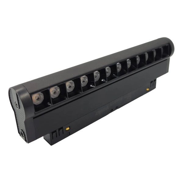 Obrotowa lampa punktowa Magnet Line TLV-11-12 LED 12W 3000K do szyny czarna