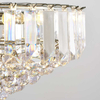 Lampa wisząca glamour Fargo FARGO-18CH kryształowa chrom przezroczysta