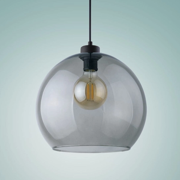 Jednopunktowa lampa wisząca kula Cubus 4292 TK Lighting przydymiona
