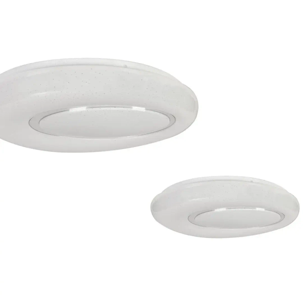 Plafon ściemnialny BONO ML6399 480mm LED 52W 3000-6000K efekt gwiazd biały