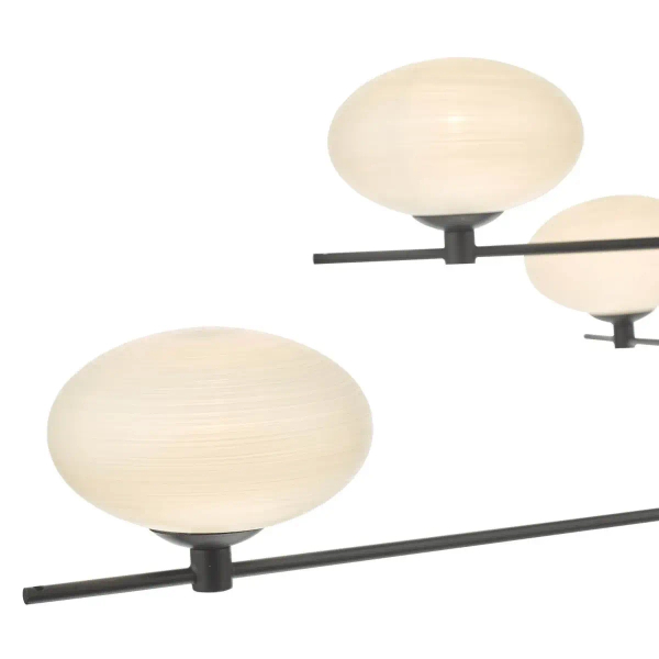 Molekułowa lampa wisząca Jasper JAS0622 kule białe czarne