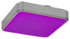 Sufitowa LAMPA plafoniera WOLIMIR 2982 Rabalux metalowa OPRAWA plafon LED RGB 22W 3000K - 6000K kwadratowy IP44 chrom