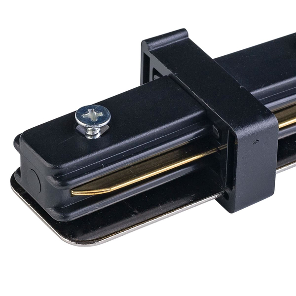 Złącze szynoprzewodowe 1-fazowe proste Tracer 4068 TK Lighting metalowe czarne