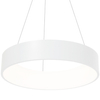 LAMPA wisząca OHIO ML6357 Milagro okrągła OPRAWA zwis LED 24W 4000K metalowy biały