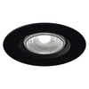 Oczko LAMPA sufitowa TOKIO 3329 Shilo podtynkowa OPRAWA metalowy wpust ruchomy okrągły czarny