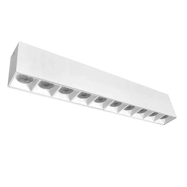 Lampa natynkowa sufitowa 1348 LED 30W 3000K liniowa biały