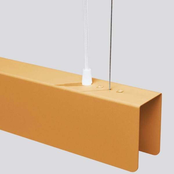Lampa zwis nad wyspę Spark SL.1396 prostokątna do jadalni złota