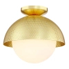 Sufitowa lampa ażurowa Modena C01807BR Cosmolight metalowa mosiądz
