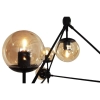 Loftowa lampa wisząca Astrifero ST-9047-10 amber Step molekuły czarna
