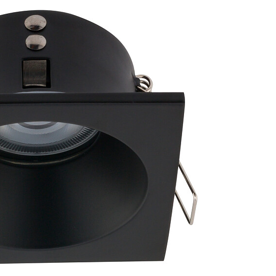 Lampa podtynkowa do łazienki Delta 8370 czarny wpust schodowy
