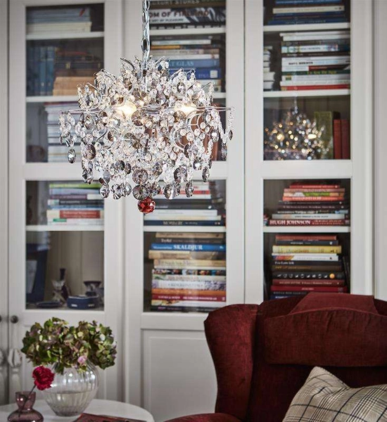 LAMPA wisząca HIDDEN GEM 107416 Markslojd kryształowa OPRAWA zwis glamour crystal przezroczysty przydymiony