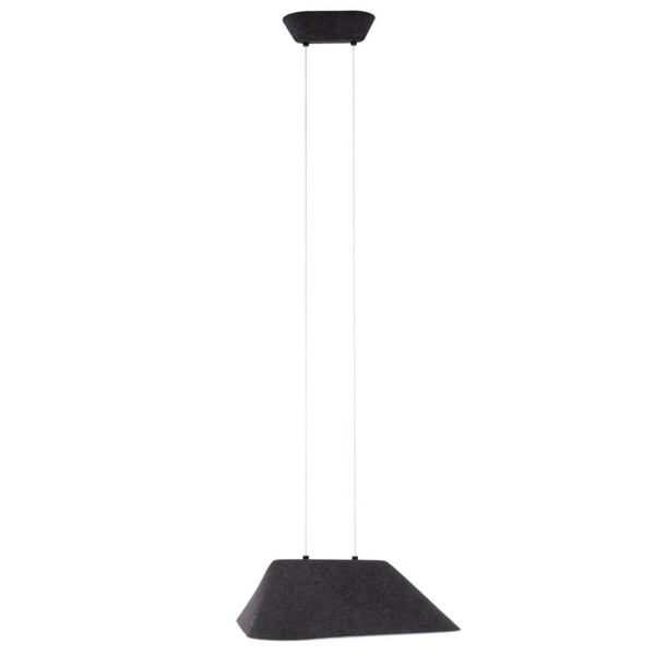 Lampa wisząca sypialniana Carbon P0567 Maxlight LED 8W 3000K czarna szara
