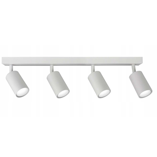Biała lampa sufitowa SLP8176 natynkowy spot 4-płomienny biały