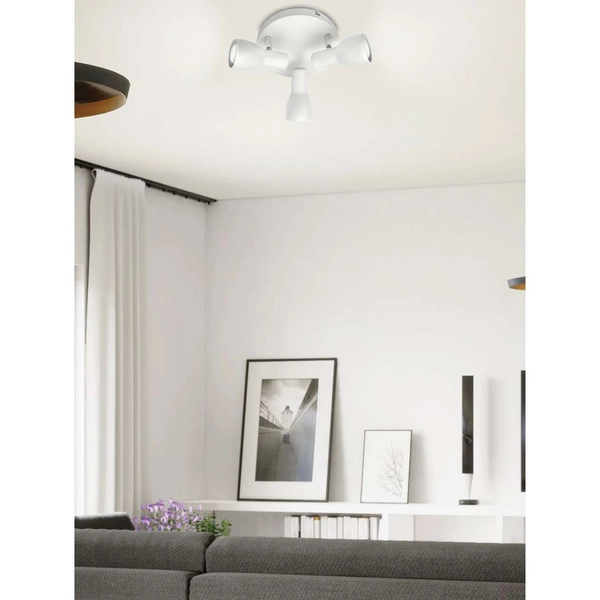 Regulowana LAMPA sufitowa PICARDO 98-44204 Candellux metalowa OPRAWA reflektorki białe