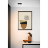 Kwadratowa lampa sufitowa CHIMNEY 09926/01/30 metalowa czarna