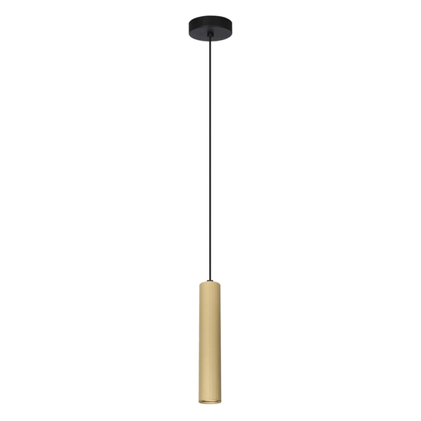 Wisząca lampa podłużna Rilok PND-83920-1-GD Italux do salonu rurka złota