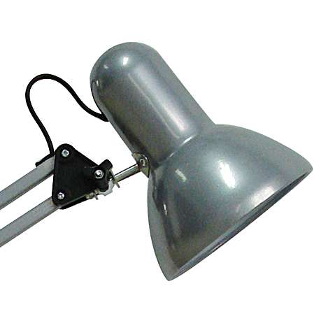 Stojąca LAMPA stołowa SAMSON 4213 Rabalux loftowa LAMPKA biurkowa metalowy reflektorek regulowany srebrny