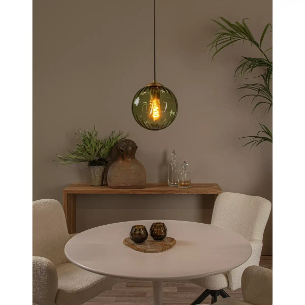 Pojedyncza lampa wisząca MONSARAZ 45493/30/33 Lucide zielony