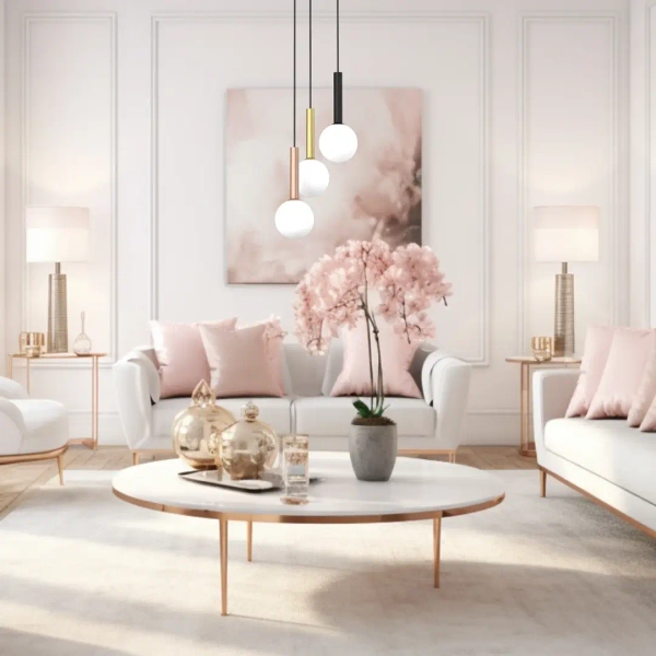 Potrójna wisząca lampa PLAY BLACK MLP0969 do salonu czarna miedziana złota