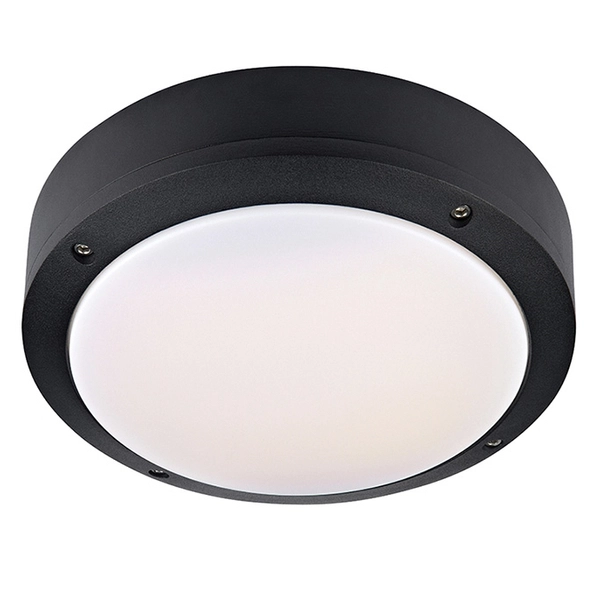 Nastropowa lampa zewnętrzna LUNA 106535 Markslojd LED 10W 3000K okrągły IP44 czarny