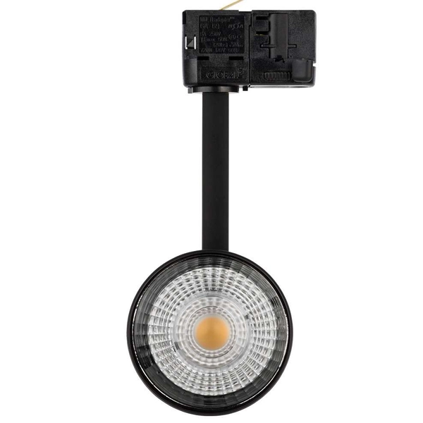 Sufitowa LAMPA regulowana MILO 8760 Nowodvorski metalowa OPRAWA tuba LED 25W 3000K do systemu szynowego 3 - fazowego czarna