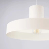 Lampa wisząca BILO SL.1704 beżowa owalna metalowa 1xE27
