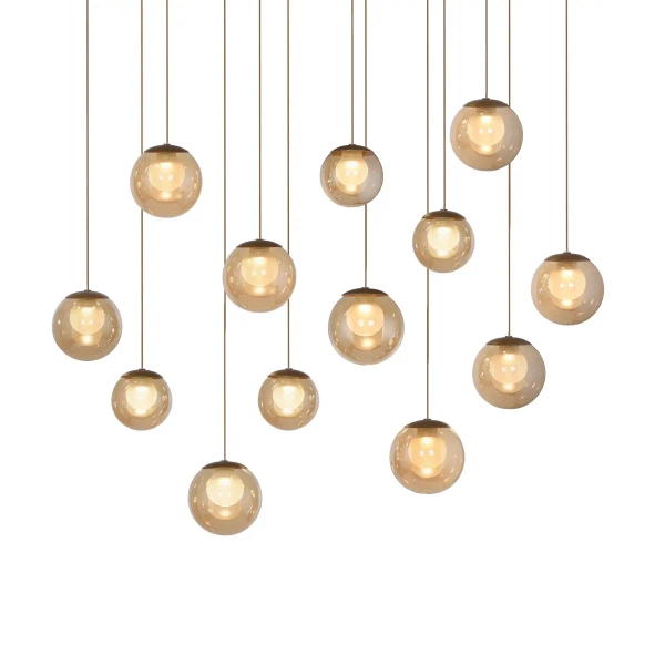 Wisząca lampa PURE POPUP brązowa 2590-97 13xLED 3W 2200-5000K sterowana góra-dół